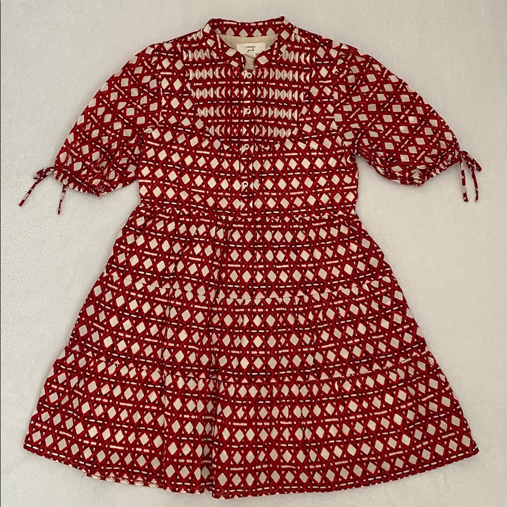 A loves a Girls Red Dress Size M
